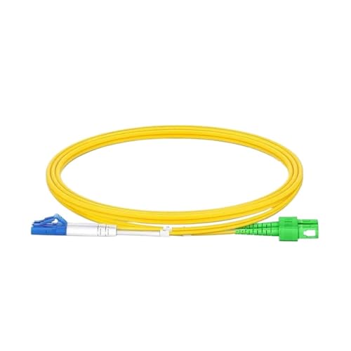 SHMKBDPF 10-teiliges Patchkabel-Set SC/Abgewinkelter physischer Kontakt-LC/UPC Singlemode OS2 DX 2,0 mm 3,0 mm Drop-Glasfaser-Patchkabel(5m) von SHMKBDPF