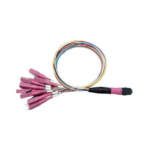 SHMKBDPF 12-Faser MPO/UPC – SC LC – Kabelbaumkabel – OM4 0,9 mm, farbig, verlustarm – Stecker/Buchse(Std Loss Female 2m) von SHMKBDPF