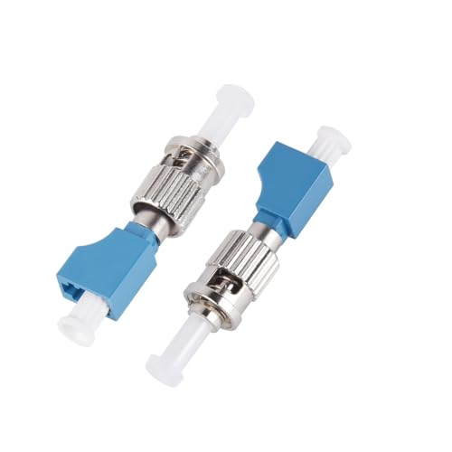 SHMKBDPF 5-teiliger ST-Stecker/Buchse auf UPC FC/LC/SC Singlemode-Adapter, Hybrid-Glasfaserkonverter(5PCS UST-M-ULC-F) von SHMKBDPF