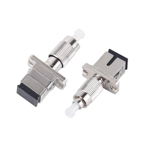 SHMKBDPF 5er-Pack Glasfaser UPC FC/LC/SC/ST Stecker/Buchse auf UPC LC/SC/FC/ST Adapter Singlemode(UFC-M-USC-F) von SHMKBDPF