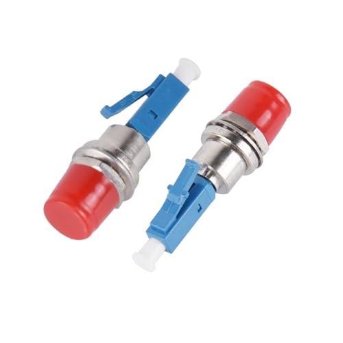 SHMKBDPF 5er-Pack Glasfaser UPC FC/LC/SC/ST Stecker/Buchse auf UPC LC/SC/FC/ST Adapter Singlemode(ULC-M-UFC-F) von SHMKBDPF