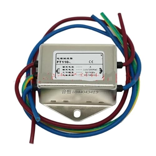 SHMKBDPF AC-Einphasenfilter 220 V 110 V Stromreiniger Anti-Interferenz FT110-1A 3A 6A 10A(FT110-3 Lead Type) von SHMKBDPF