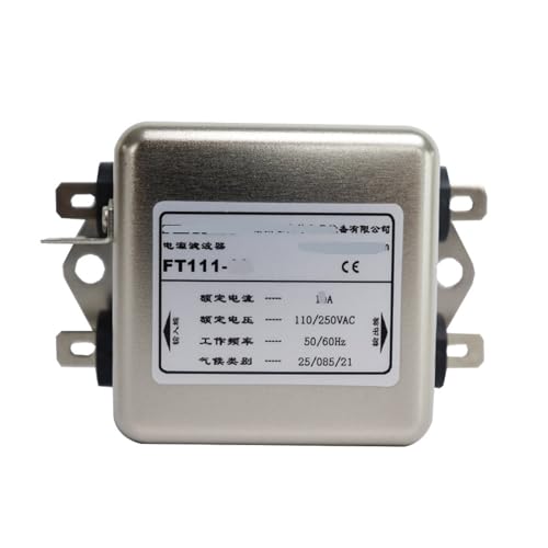 SHMKBDPF AC-Einphasenfilter 220 V 110 V Stromreiniger Anti-Interferenz FT110-1A 3A 6A 10A(FT111-20 Insert Type) von SHMKBDPF