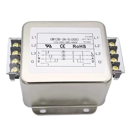 SHMKBDPF CW12B-3A/6A/10A/20A/30A/40A-S 005 Dreiphasen-Klemmenblock-Leistungsfilter(CW12B-3A-S 005) von SHMKBDPF