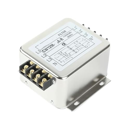 SHMKBDPF CW12M-R dreiphasiger vieradriger Schraubklemmen-Netzfilter 220 V 380 V störungsfrei 10 A 20 A 30 A(CW12M-30A-R) von SHMKBDPF