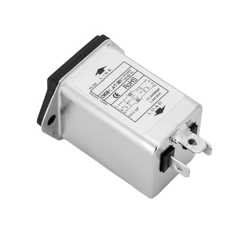 SHMKBDPF CW2B-3A-T 001 einphasiger Netzfilter, 220 V, Steckdosentyp, einzelne Sicherung(CW2B-6A-T 001) von SHMKBDPF