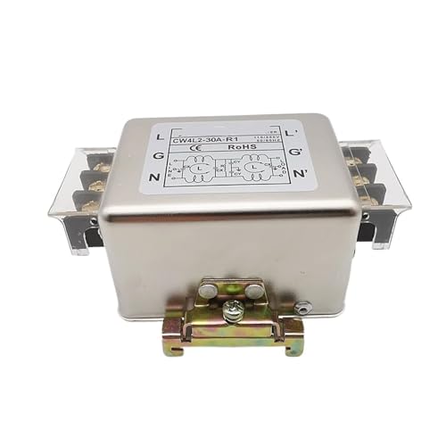 SHMKBDPF CW4L2-10A/20A/30A-R1 Schienen-Netzfilter, 220-V-Schienenklemmenblock(CW4L2-30A-R1 30A) von SHMKBDPF