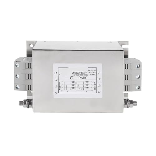SHMKBDPF CW6BL2-3A-R Frequenzumrichter Spezialfilter AC Anti-Interferenz 380V Luftreiniger zweistufig verbesserte Filterung(CW6BL2-60A-R) von SHMKBDPF