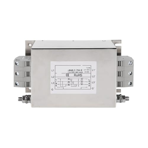 SHMKBDPF CW6BL2-3A-R Frequenzumrichter Spezialfilter AC Anti-Interferenz 380V Luftreiniger zweistufig verbesserte Filterung(CW6BL2-70A-R) von SHMKBDPF