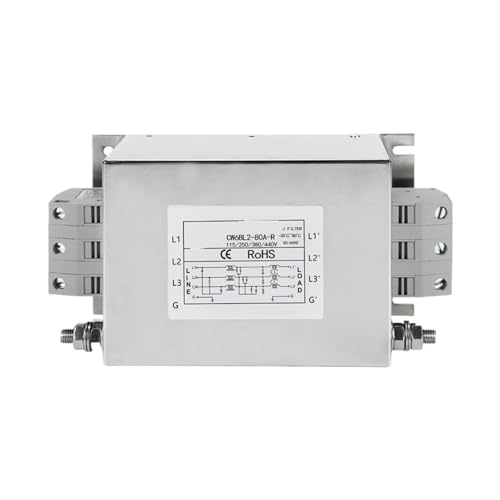 SHMKBDPF CW6BL2-3A-R Frequenzumrichter Spezialfilter AC Anti-Interferenz 380V Luftreiniger zweistufig verbesserte Filterung(CW6BL2-80A-R) von SHMKBDPF