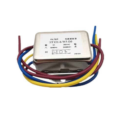 SHMKBDPF Einphasiger, störungsfreier Netzteilfilter HT121-6-W5-D3 6A 3A XAW-6A(HT121-6-W5-D3 6A) von SHMKBDPF