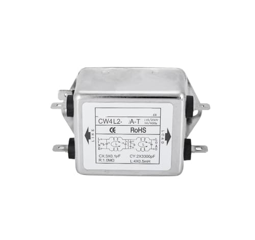 SHMKBDPF Filter 220V-Anti-Interferenz-Einphasen-Wechselstrom-Reinigungsfilter CW4L2-20A-T(CW4L2-20A -T) von SHMKBDPF