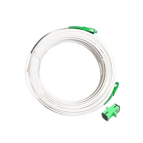 SHMKBDPF G657A2 LSZH FTTH SC-SC/Abgewinkelter physischer Kontakt, Singlemode, 20m/30m Glasfaser-Drop-Kabel, Verlängerungskabel(30M With Adapter) von SHMKBDPF