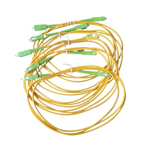 SHMKBDPF Glasfaser-Patchkabel FTTH SC/APC-SC/APC Singlemode-Konverter 1,5 m Verlängerungskabel(5 pcs) von SHMKBDPF