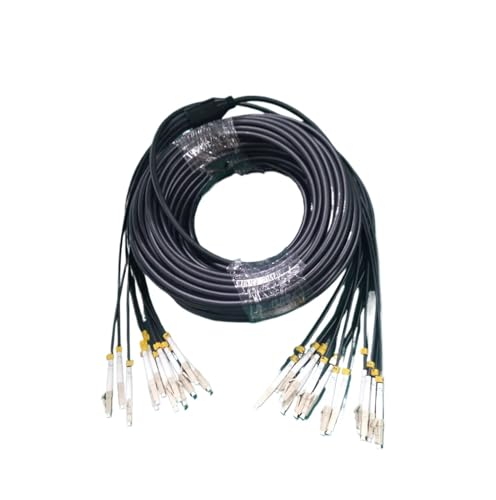 SHMKBDPF TPU-Panzer-Glasfaserkabel, OM3 Multimode, 4/12-adrig, LC, 100 m, 120 m, 150 m(LC UPC 12-core 100m) von SHMKBDPF