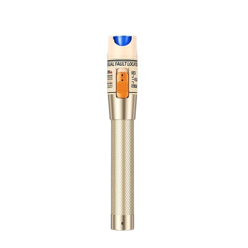 SHMKBDPF Visual Fault Locator 10/30/50/100 mW Glasfaserkabeltester mit SC/FC/ST 2,5 mm FTTH-Anschluss(Gold-15mw) von SHMKBDPF