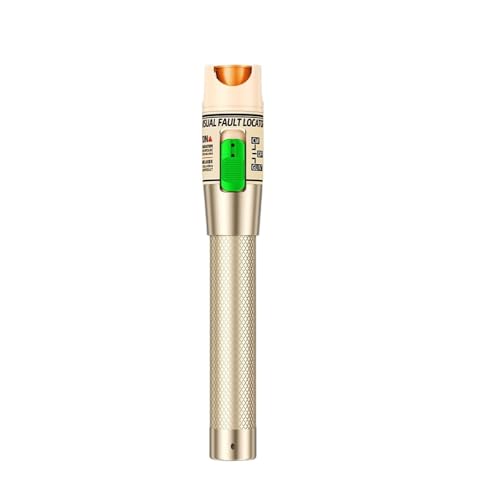 SHMKBDPF Visual Fault Locator 10/30/50/100 mW Glasfaserkabeltester mit SC/FC/ST 2,5 mm FTTH-Anschluss(Gold-30mw) von SHMKBDPF