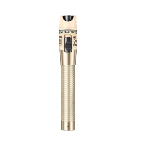SHMKBDPF Visual Fault Locator 10/30/50/100 mW Glasfaserkabeltester mit SC/FC/ST 2,5 mm FTTH-Anschluss(Gold-60mw) von SHMKBDPF