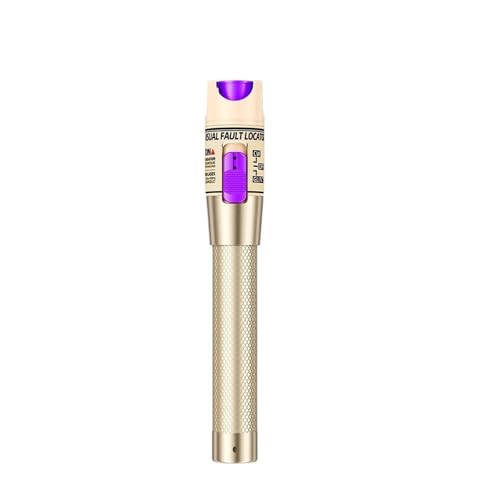 SHMKBDPF Visual Fault Locator 10/30/50/100 mW Glasfaserkabeltester mit SC/FC/ST 2,5 mm FTTH-Anschluss(Gold-70mw) von SHMKBDPF