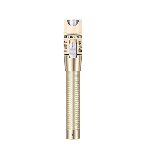 SHMKBDPF Visual Fault Locator 10/30/50/100 mW Glasfaserkabeltester mit SC/FC/ST 2,5 mm FTTH-Anschluss(Gold-80mw) von SHMKBDPF