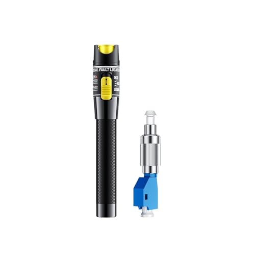SHMKBDPF Visual Fault Locator 70/80/100 mW Glasfaserkabeltester mit SC/FC/ST 2,5 mm FTTH-Anschluss(100mw add Adapters) von SHMKBDPF