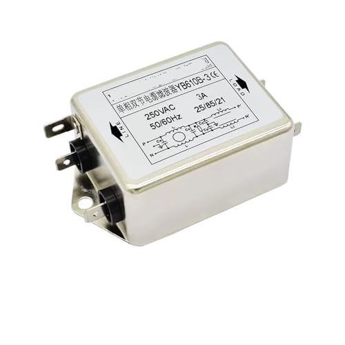 SHMKBDPF YB610B-1A/3A/6A/10A/20A Zweiteiliger, verbesserter einphasiger AC-Leistungsfilter, 220-V-Anti-Interferenz-Wechselrichtertreiber(YB610B-3A Insert Type) von SHMKBDPF
