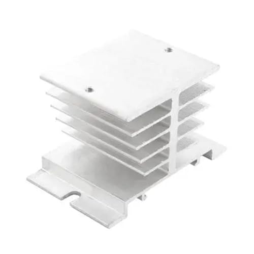 Silberner Aluminium-Kühlkörper for einphasige Halbleiterrelais Silberner Aluminium-Kühlkörper for einphasige Halbleiterrelais von SHMKBDPF