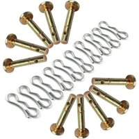 Shmshng - 10er-Pack Ersatz-Scherstifte und Stifte für Cub Cadet Schneefräsen 738-04124 und 714-04040 mtd von SHMSHNG