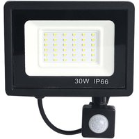 30W LED Flutlicht Schwarz Außen Bewegungsmelder IP65 Farbtemperatur: Kaltweiß 3000k/6500K - RWMotion Sensor Flutlicht 30W LED Flutlicht Schwarz Außen Bewegungsmelder IP65 Farbtemperatur: Kaltweiß 3000k/6500K - RWMotion Sensor Flutlicht von SHMSHNG