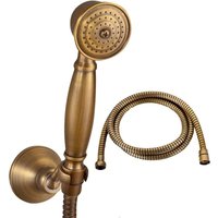 Handbrause aus massivem Messing mit Duschkopf + 1,5 m Brauseschlauch – RWShower head Handbrause aus massivem Messing mit Duschkopf + 1,5 m Brauseschlauch – RWShower head von SHMSHNG