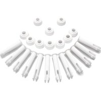 Shmshng - 12 Kunststoff-Poolbolzen und 12 Gummidichtungen für runde Intex-Pools mit Metallrahmen (13'-24') und rechteckige Intex-Pools mit von SHMSHNG