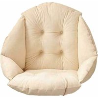 Shmshng - 40x40x48cm Stuhlkissen mit Rückenlehne Sitzschale Sessel Samt Weich Elastisch Wasserdicht für Rattan Strohstuhl Garten Beige - RWGaise de Shmshng - 40x40x48cm Stuhlkissen mit Rückenlehne Sitzschale Sessel Samt Weich Elastisch Wasserdicht für Rattan Strohstuhl Garten Beige - RWGaise de von SHMSHNG