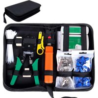 Shmshng - 9-in-1-Netzwerkkabeltester, professionelles Netzwerk-Computer-Reparatur-Toolkit, Kabeltester, Wartung – Crimpzange von RWElectrician Shmshng - 9-in-1-Netzwerkkabeltester, professionelles Netzwerk-Computer-Reparatur-Toolkit, Kabeltester, Wartung – Crimpzange von RWElectrician von SHMSHNG