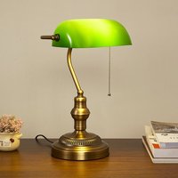 Shmshng - Antike grüne Bankerlampe - RWTable Lamp von SHMSHNG