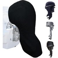 Bootsmotorabdeckung, 420D Außenbordmotor-Schutzhülle mit UV-Beschichtung, wasserdichte Abdeckung für Außenbordmotor (30-60 ps) - RWBover von SHMSHNG