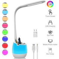 Shmshng - Flexible Schreibtischlampe, wiederaufladbare Lampe mit buntem Nachtlicht/ 3 Modi und 3 Helligkeitsstufen/Touch-Steuerung – RWDesk Lamp Shmshng - Flexible Schreibtischlampe, wiederaufladbare Lampe mit buntem Nachtlicht/ 3 Modi und 3 Helligkeitsstufen/Touch-Steuerung – RWDesk Lamp von SHMSHNG