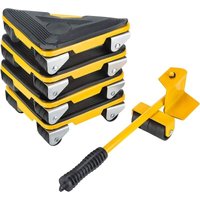 Shmshng - Möbelgleiter mit Rädern, Schwermöbel-Transportset, 360 Grad drehbare Gleiter, 5er-Set Möbelgleiter für schwere Möbel, Maximale Belastung: Shmshng - Möbelgleiter mit Rädern, Schwermöbel-Transportset, 360 Grad drehbare Gleiter, 5er-Set Möbelgleiter für schwere Möbel, Maximale Belastung: von SHMSHNG