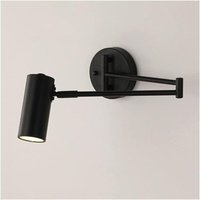 Nachttischlampe für den Innenbereich, Wandfluter, minimalistische, verstellbare Wandleuchte mit Schwenkarm und gebürstetem Finish, dimmbare von SHMSHNG