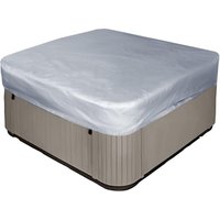 Shmshng - Quadratische Ersatzabdeckung für Garten-Whirlpool, Jacuzzi, Spa – wasserdicht – UV-Schutz – 200 x 210 cm (l x b x h), Grau) von SHMSHNG