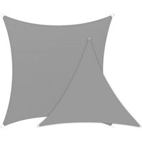 Shmshng - Rechteckiges Sonnensegel 2x4 m grau - RWShade sail von SHMSHNG