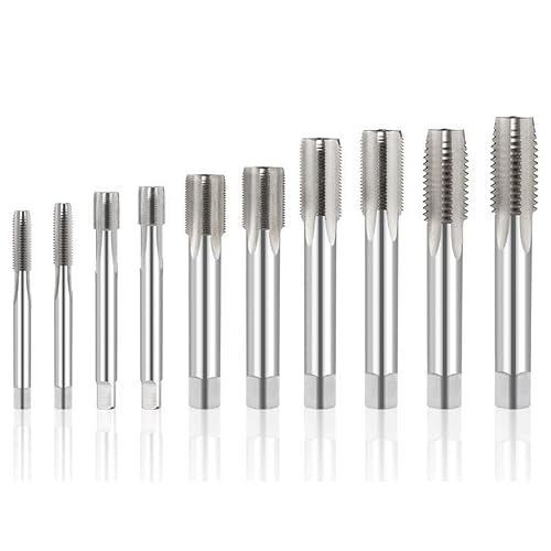 SHOCRE HSS 6542 Maschinengewindebohrer rechtshändig M11-M52 Gewindebohrer gerader Schlitz metrisches Gewindebohrer Handwerkzeuge (Color : M30x3.5) von SHOCRE