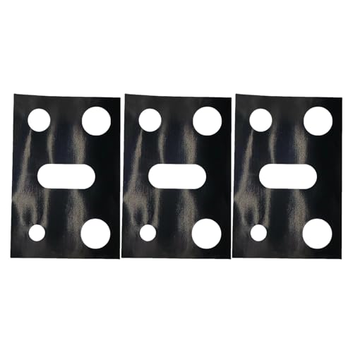 3 x leicht zu reinigende Brennerabdeckungen, waschbar, Herdschutz, Schutz vor Verschütten und Flecken, antihaftbeschichtet, Herdabdeckung 3 x leicht zu reinigende Brennerabdeckungen, waschbar, Herdschutz, Schutz vor Verschütten und Flecken, antihaftbeschichtet, Herdabdeckung von SHOOYIO