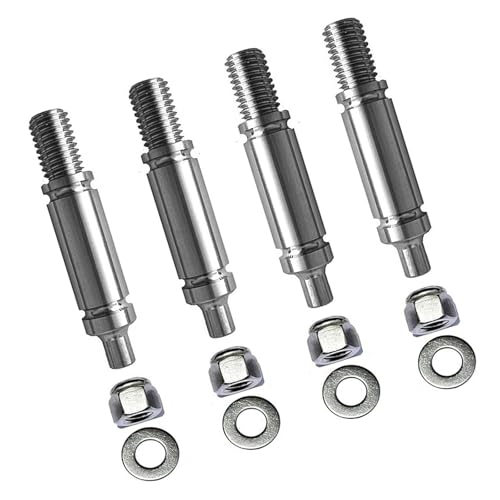 4 Stück Advanced Trockner Roller Shaft Set Home Appliance Repair Set Stainless Steel Texture Easy Installation Dryer Shaft Repair von SHOOYIO