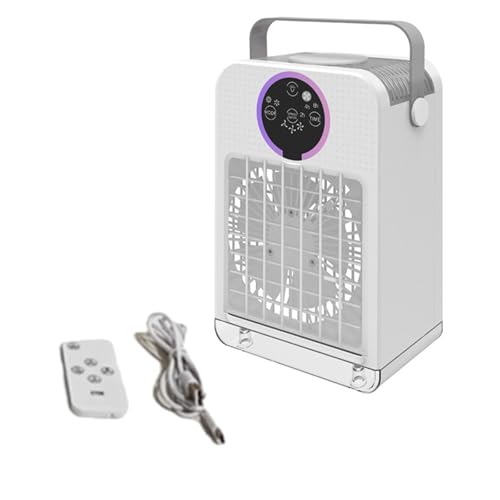 Beweglicher Verdunstungstechnologie-Lüfter, 700 ml, USB-Desktop-Klimaanlage, geräuscharm, energieeffizient, für Home Office, Desktop-Luftkühlung von SHOOYIO