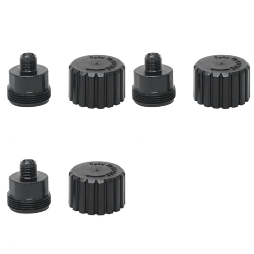 SHOOYIO 3 Stück Poolventile Schmierbecher Montage Heavy Duty Pool Ausrüstung Fettbecher PVC Textur Geeignet für Systeme Fettbecher Set von SHOOYIO