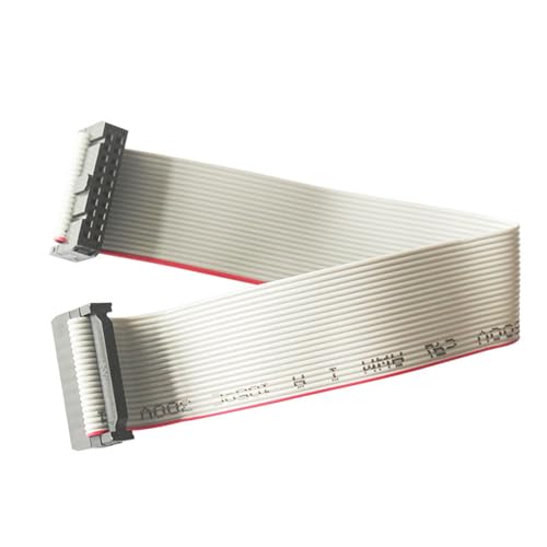 SHOOYIO JTAG Testkabel 20 Pin 2 54 Mm Stellplätze Graues Flachbanddatenkabel Für Die Verbindung In Entwicklungs Und Testen Aufgaben Schnelle Datenübertragung von SHOOYIO