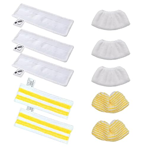 SHOOYIO Mikrofaser-Tuchbezug-Set, Ersatz für SC1, SC2, SC4, SC5, Reiniger, Handdüsenabdeckung, waschbares Zubehör, Mikrofaser-Wischmopp-Pad, 10 Stück SHOOYIO Mikrofaser-Tuchbezug-Set, Ersatz für SC1, SC2, SC4, SC5, Reiniger, Handdüsenabdeckung, waschbares Zubehör, Mikrofaser-Wischmopp-Pad, 10 Stück von SHOOYIO