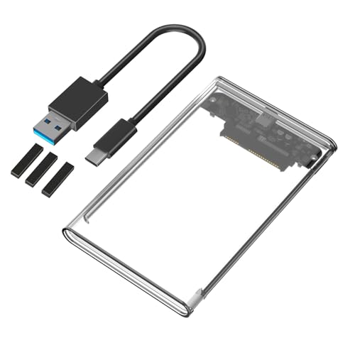 USB 3 Typ C externes Gehäuse, 6,3 cm, 6 Gbit/s, Speed-Tool-Installation, 6 TB Speicherkapazität und Play III-Gehäuse USB 3 Typ C externes Gehäuse, 6,3 cm, 6 Gbit/s, Speed-Tool-Installation, 6 TB Speicherkapazität und Play III-Gehäuse von SHOOYIO