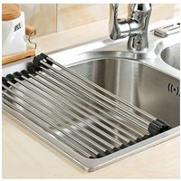 Shop-story - Abtropfgestell und/oder Klappbare flache Ablage Schwarz von SHOP-STORY