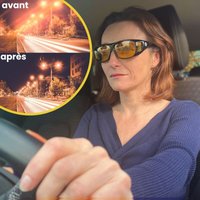 HD-Nachtsichtbrille für sicheres Fahren mit Antireflexionsbeschichtung von SHOP-STORY